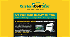 Desktop Screenshot of customgolfstix.com